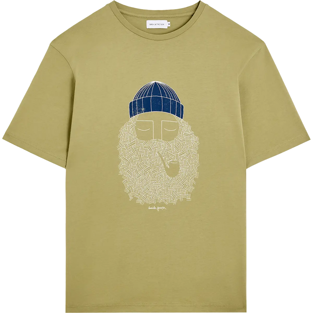 T-Shirt Bask In The Sun Smoking Pipe Lichen