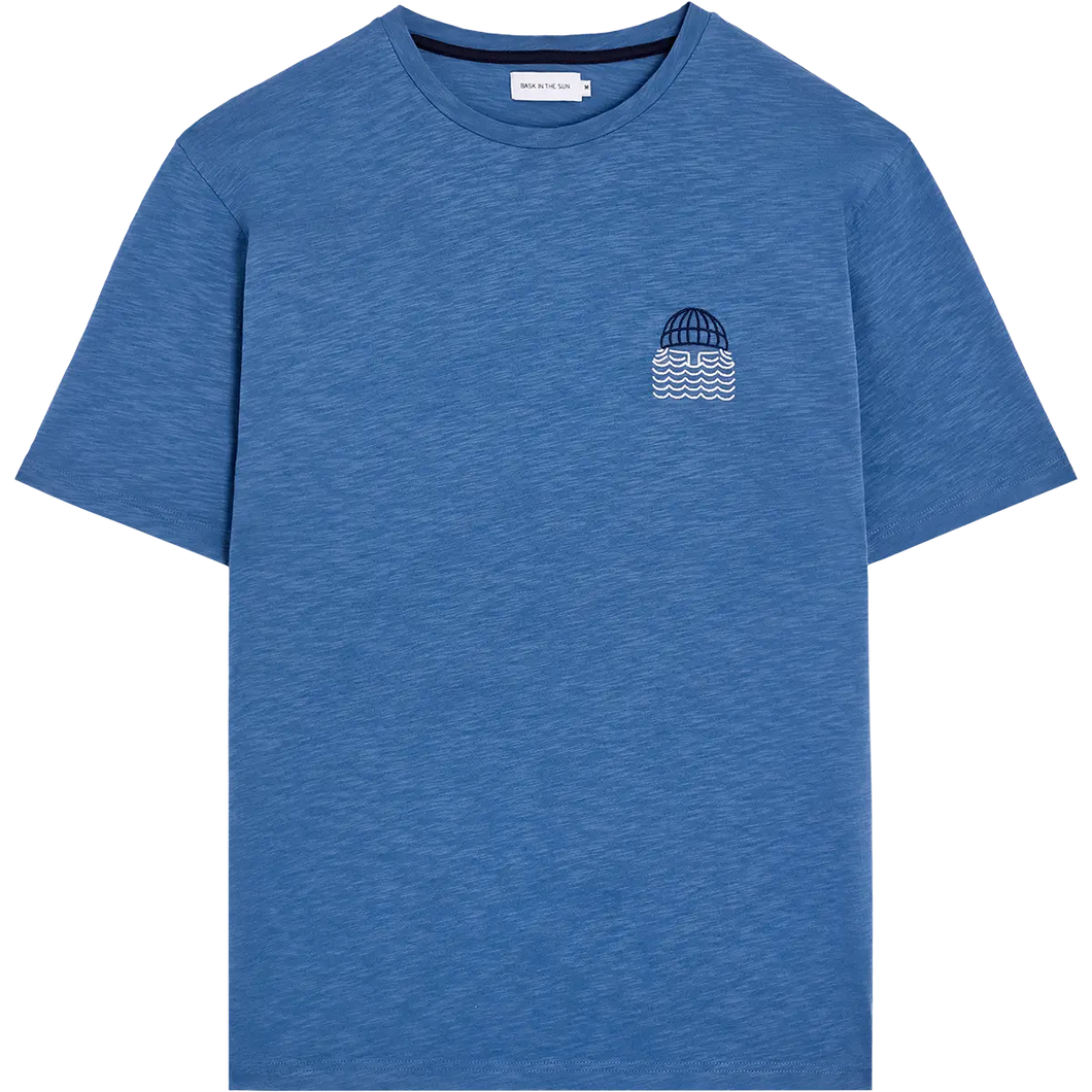 T-Shirt Bask In The Sun Mini To The Sea Blue