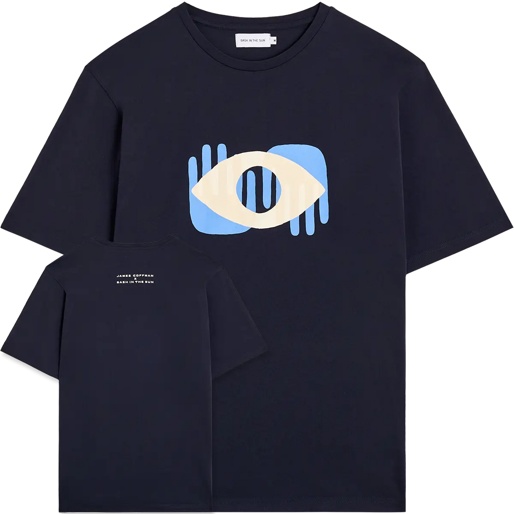 T-Shirt Bask In The Sun Eye Navy