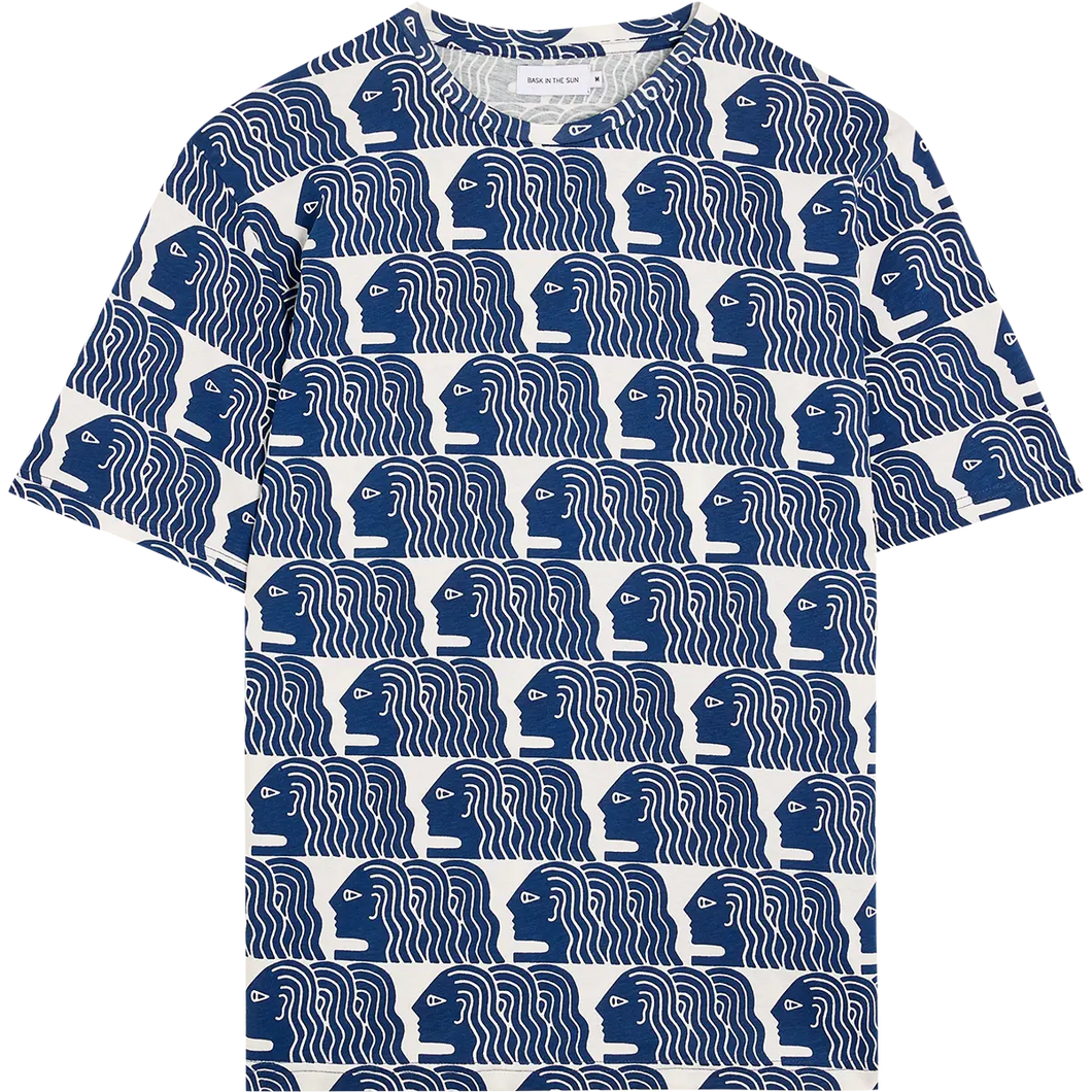 T-Shirt Bask In The Sun Profiles Navy