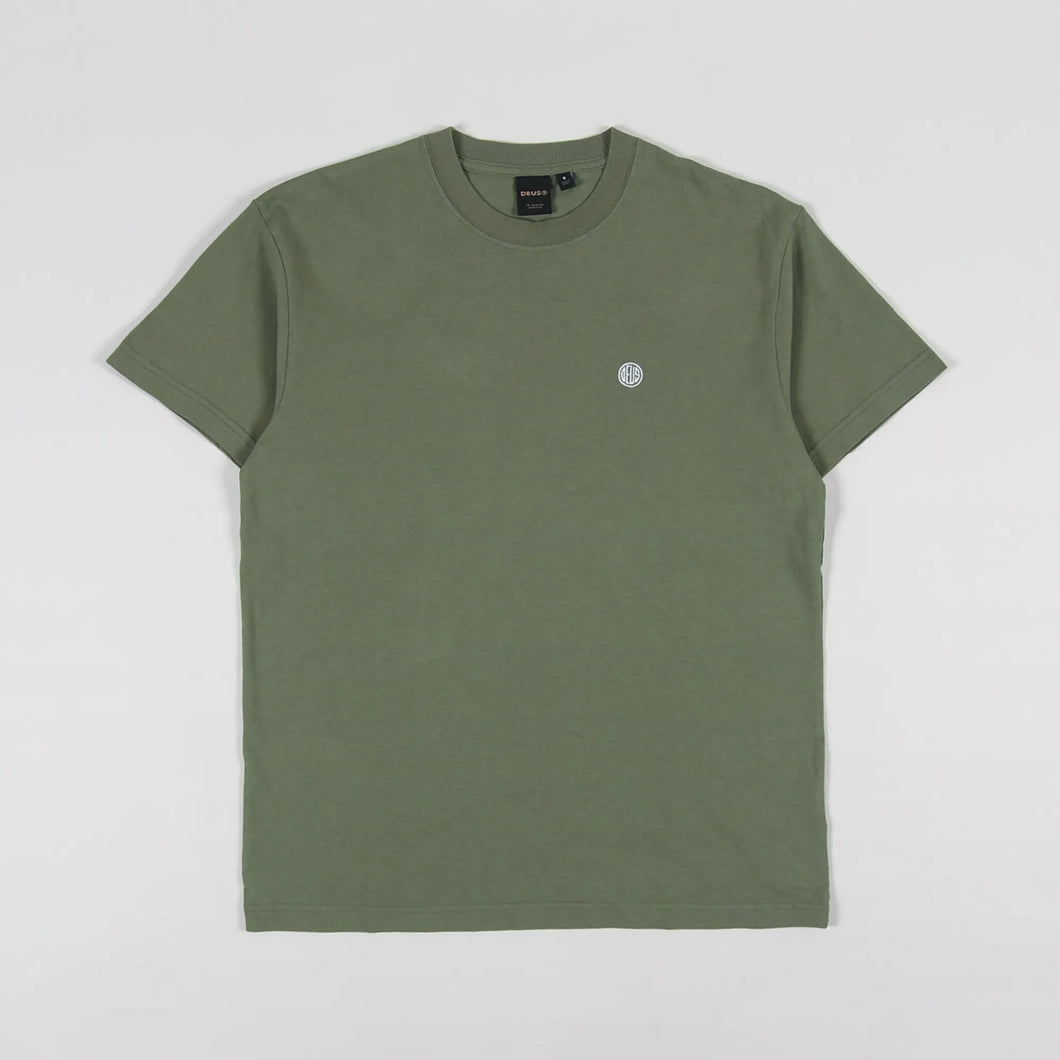 T-Shirt Deus Plain Pill Lichen Green