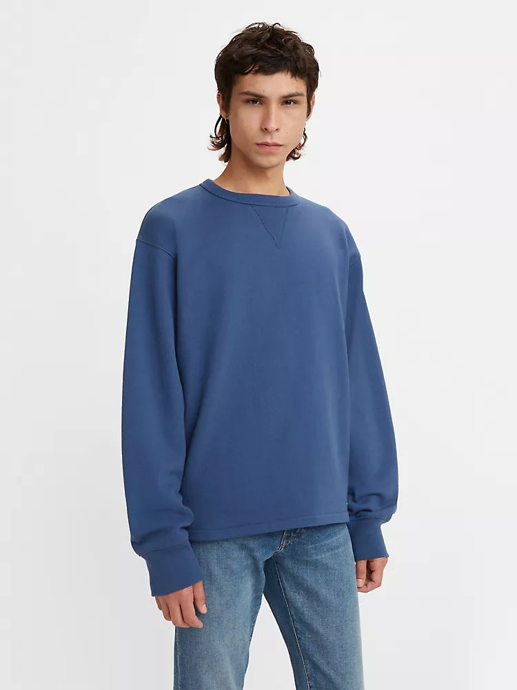 SWEAT LEVI’S® MADE & CRAFTED COL ROND DARK DENIM