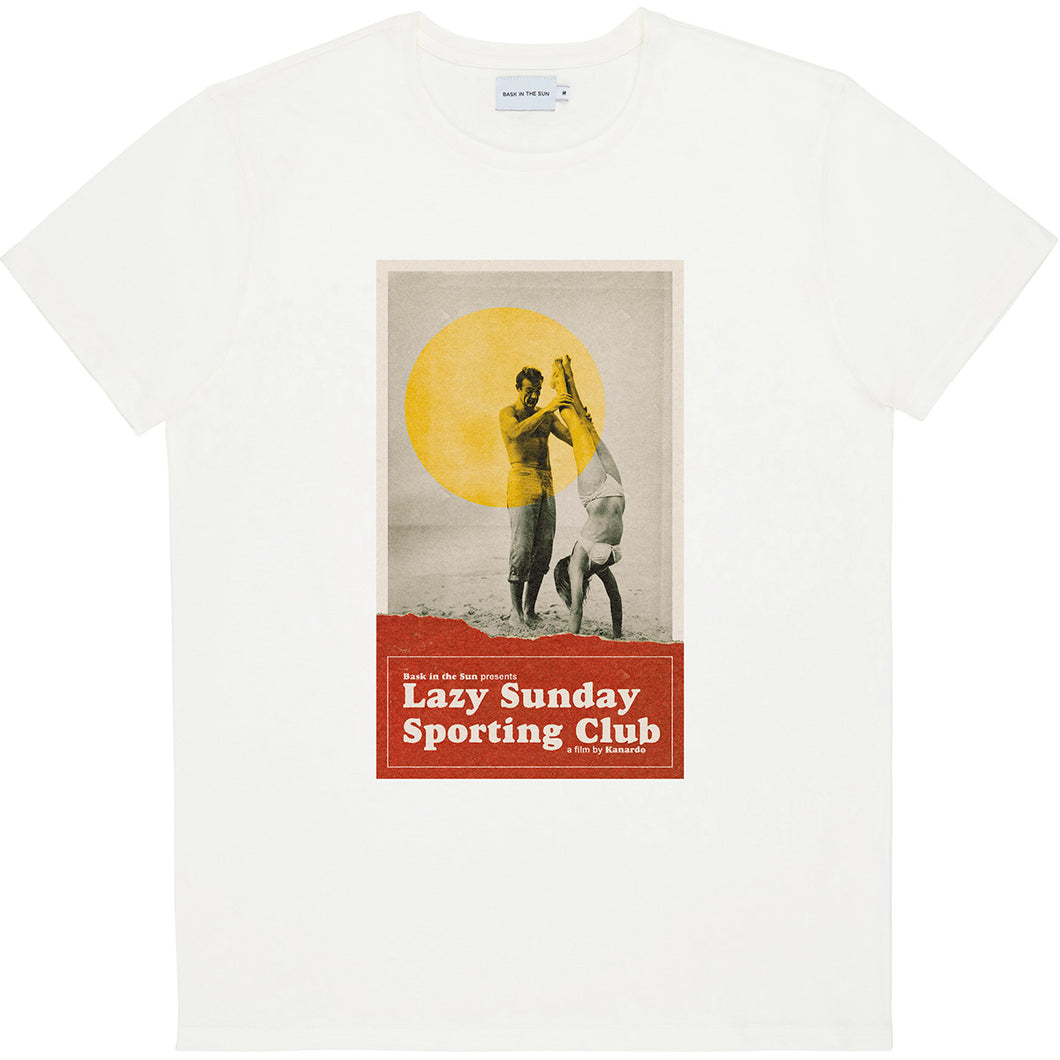 Tee-shirt Bask in the Sun natural lazy sunday