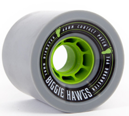 HAWGS WHEELS (JEU DE 4) BIGGIE 70MM