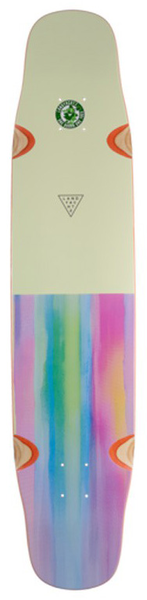 LANDYACHTZ LONGBOARD DECK STRATUS WATERCOLOR 45.5 X 9.25