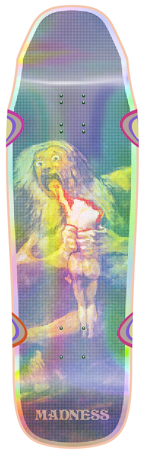 MADNESS DECK HALFTONE SON R7 HOLOGRAPHIC 9.5 X 32