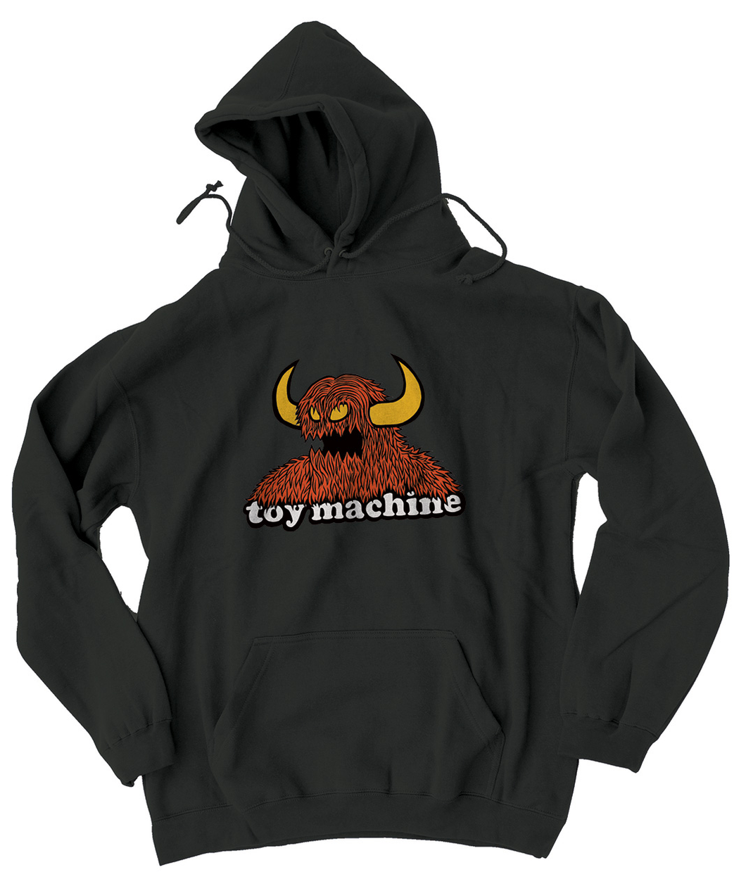 TOY MACHINE SWEAT FURRY MONSTER HOOD BLACK