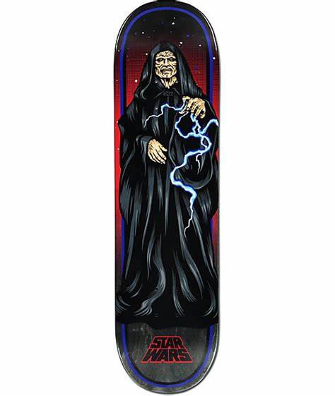 SANTA CRUZ DECK Star Wars The Emperor Shred Ready 8.5''