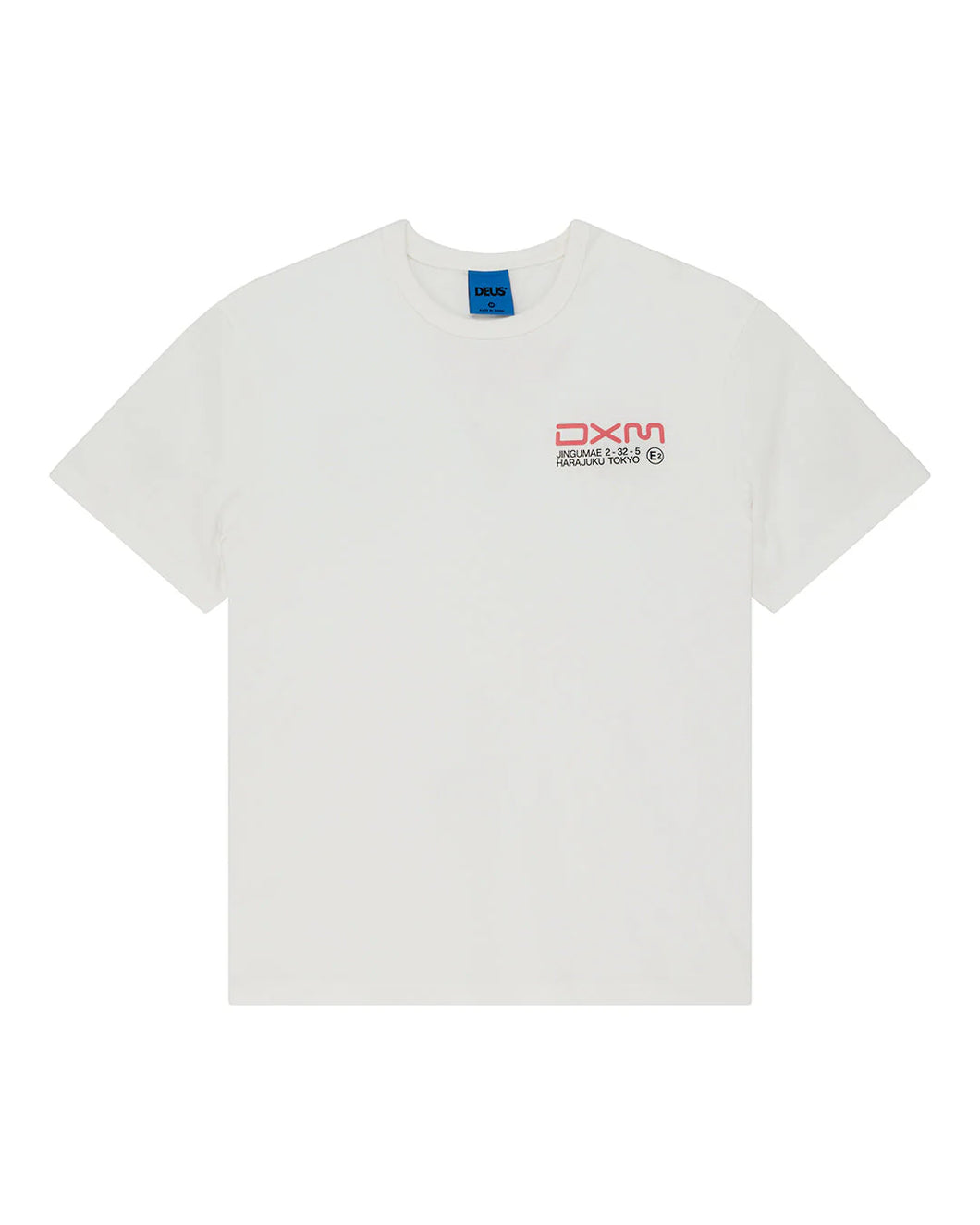 T-Shirt Deus Departed Vintage White