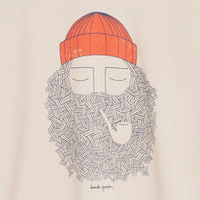 T-Shirt Bask In The Sun Smoking Pipe Clay