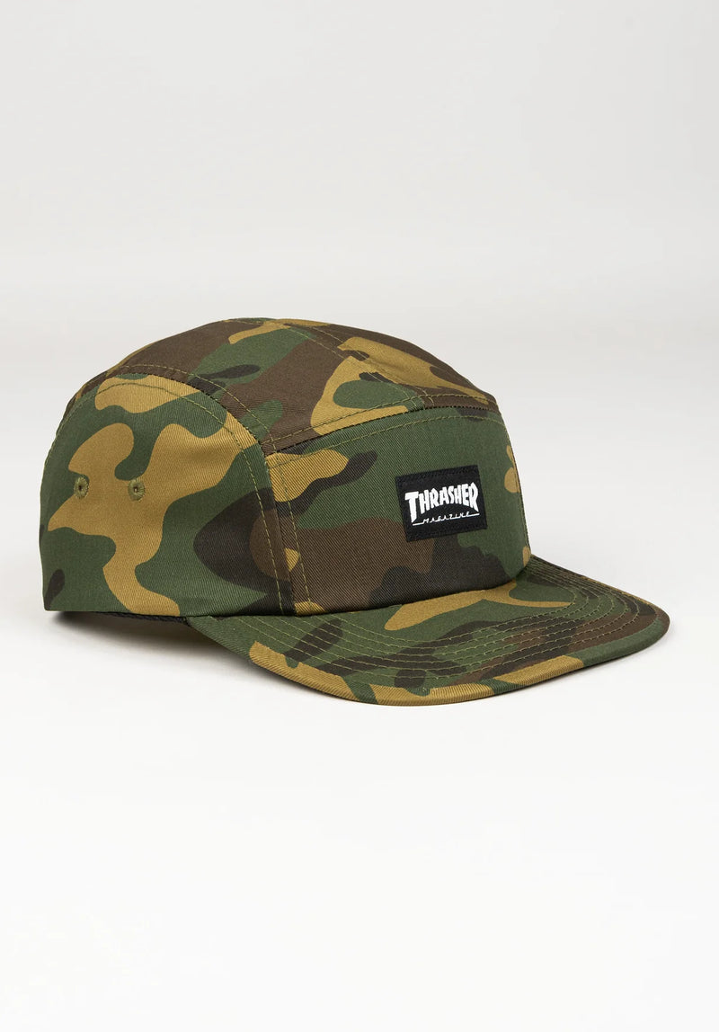 Casquette Thrasher 5 Panels Motif Léopard - Homme - Coton Réglable