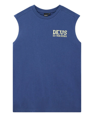 Débardeur Deus Chinhook Muscle Mechanic Blue