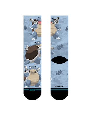 Chaussette Stance Pokemon Blastoise Aop Crew Blue