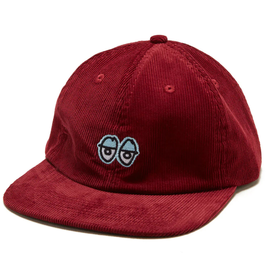 KROOKED EYES STRABACK HAT BURGNADY BLUE