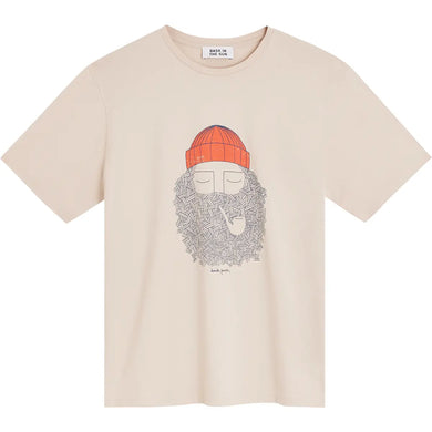 T-Shirt Bask In The Sun Smoking Pipe Clay