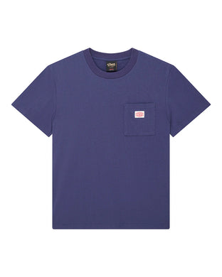 T-Shirt Deus Parts And Service Pocket French Blue