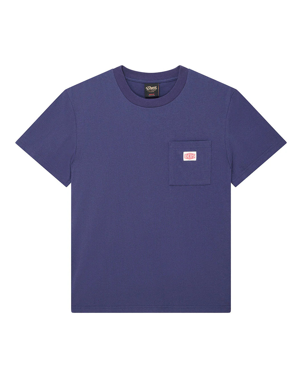 T-Shirt Deus Parts And Service Pocket French Blue