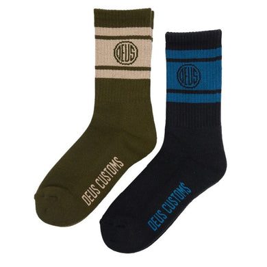 Chaussettes Deus Pill Logo 2 Pack Multi