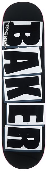 BAKER DECK BRAND LOGO BLACK WHITE 8.25 x 31,75