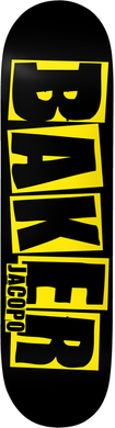 BAKER DECK JC BRAND LOGO DANGER YLW 8.0 X 31.88