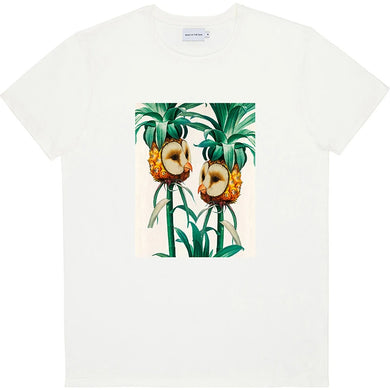 Tee-shirt Bask in the Sun NATURAL PINEAPPLES
