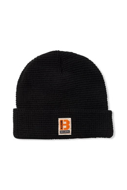 BRIXTON BEANIE BUILDERS WAFFLE KNIT BLACK