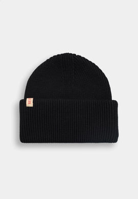 REVOLUTION BIG FOLD UP BEANIE BLACK