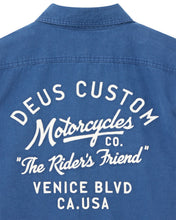 Chemise Deus Nomad Mechanic Blue