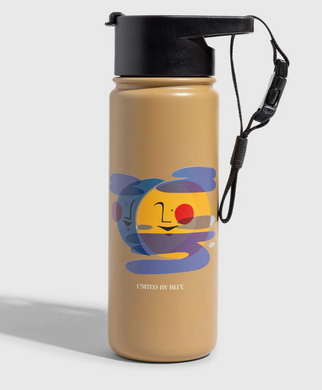 UNITED BY BLUE INSULATED STEEL BOTTLE 18 OZ daily exchange smoky ochre