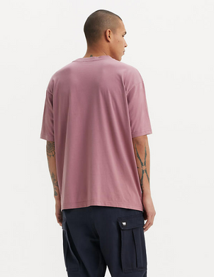 LEVI'S® SKATE MEN'S GRAPHIC BOX TEE - cube purple and black