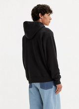 SWEAT LEVI'S®  SKATE HOODED SWEATSHIRT - chenille patch black grey