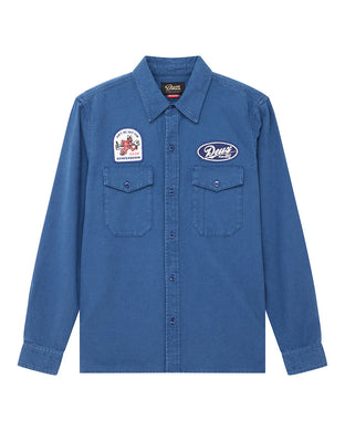 Chemise Deus Nomad Mechanic Blue