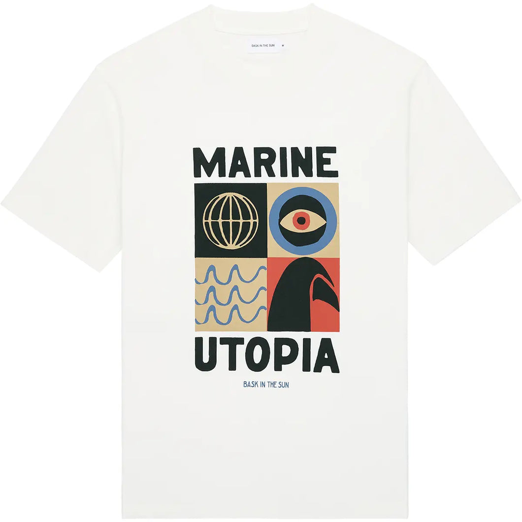 Tee Shirt Bask In The Sun Marine Utopia Natural