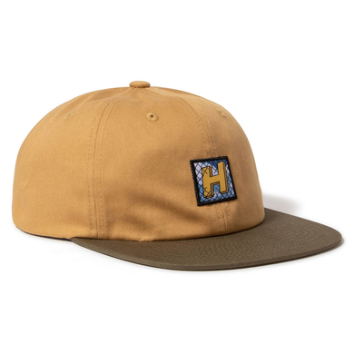 HUF CAP TRESSPASS 6 PANEL HAT GOLD