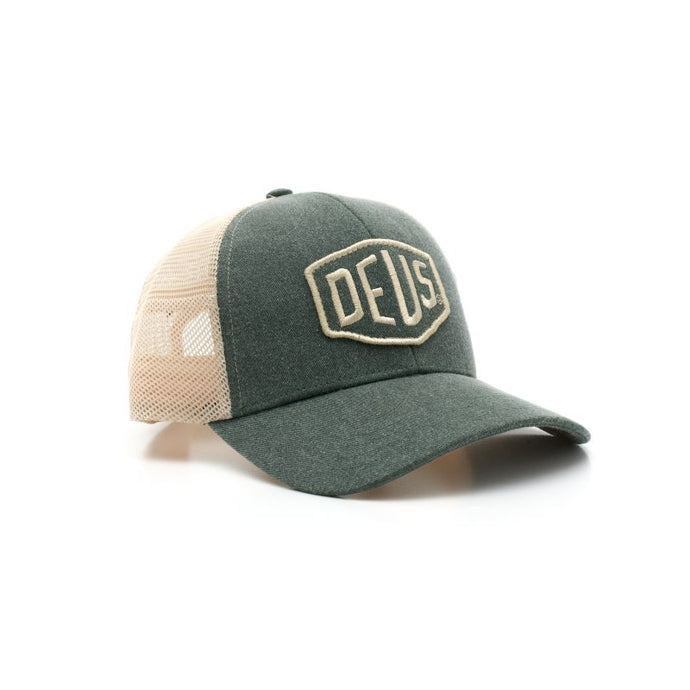 Casquette Deus Shield Trucker Shale Green