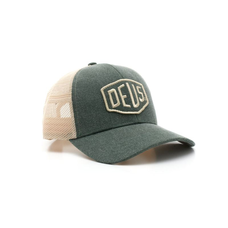 Casquette Deus Shield Trucker Green