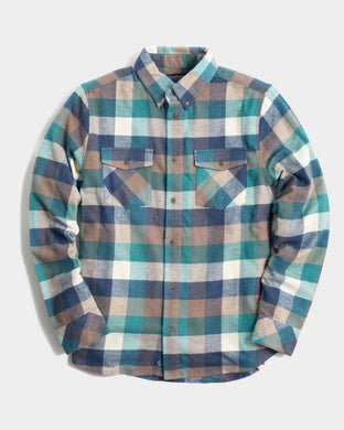 Chemise United By Blue Mens Responsible Flannel Faded Navy