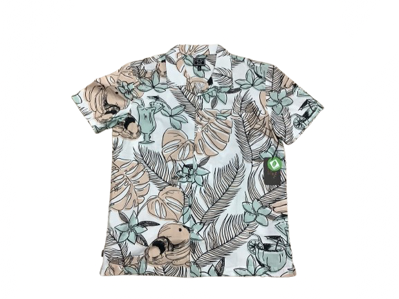 Chemise Dark Seas Cranston Woven Pink/Green
