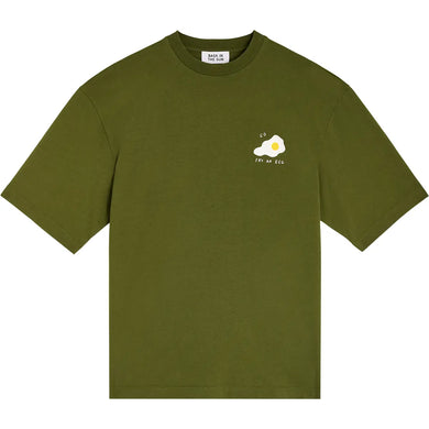 T-Shirt Bask In The Sun Egg Olive