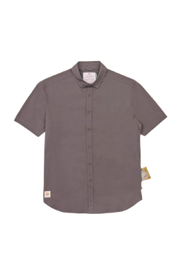 CHEMISE GLOBE FOUNDATION MANCHES COURTES Titanium