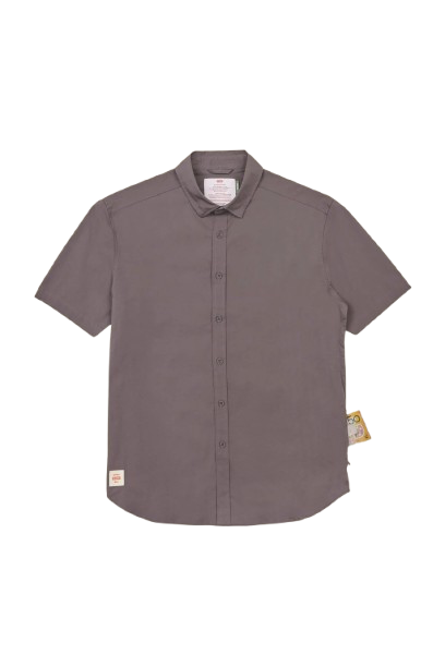 CHEMISE GLOBE FOUNDATION MANCHES COURTES Titanium