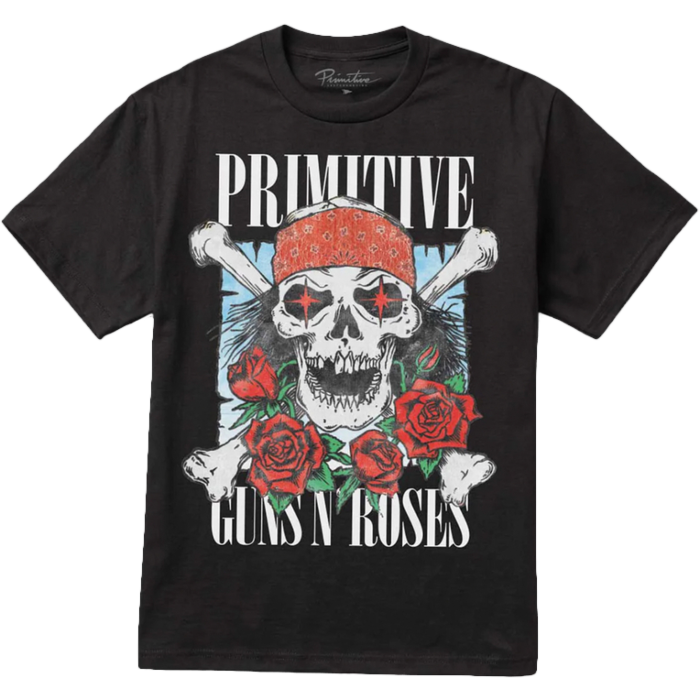 T-shirt Primitive Gun N Roses Street Black