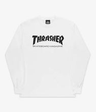 T-Shirt À Manches Longues Thrasher Skate Mag White