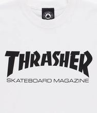 T-Shirt À Manches Longues Thrasher Skate Mag White