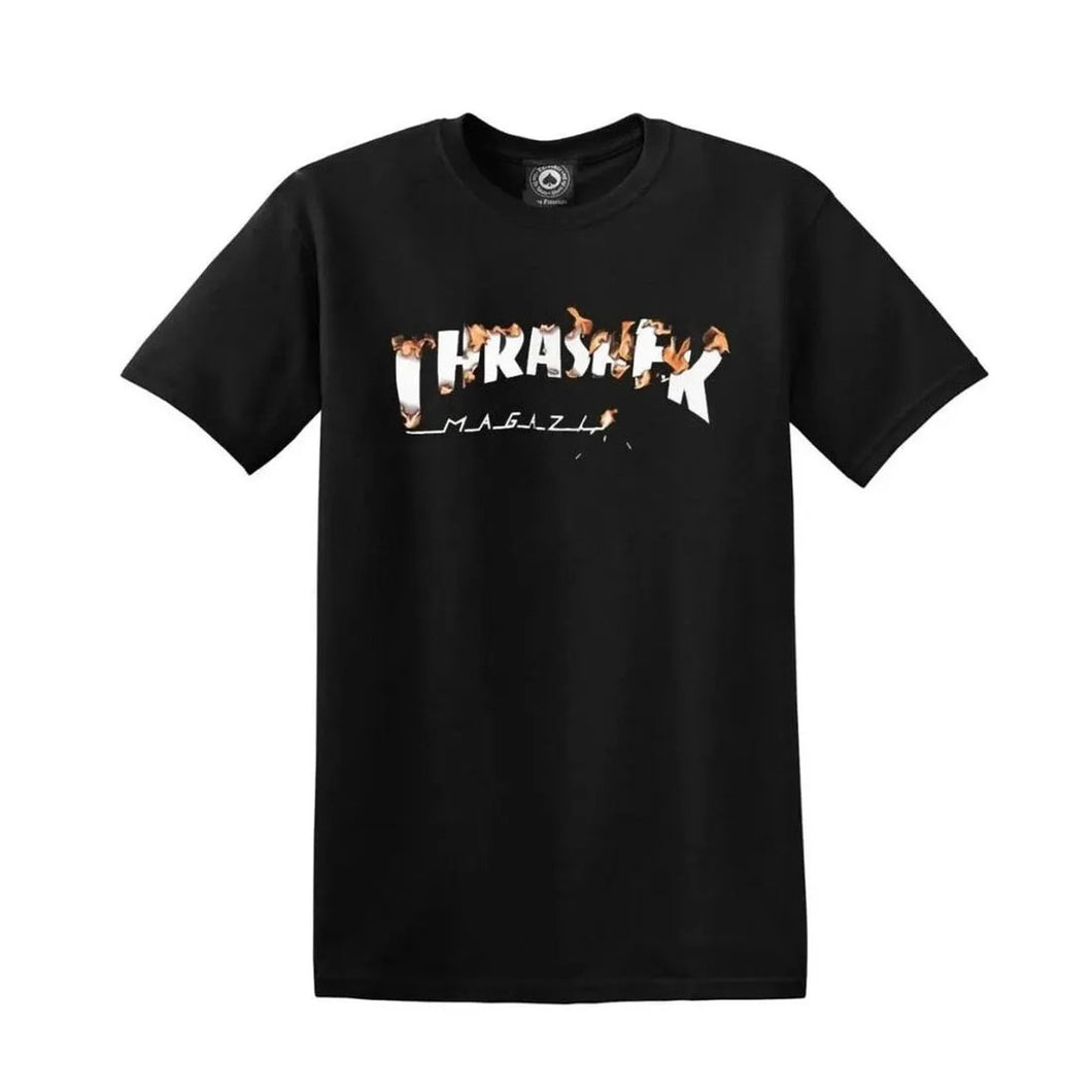 T-Shirt Thrasher Intro Burner Black
