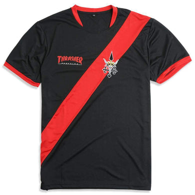Maillot de Football Thrasher Skategoat Black Red