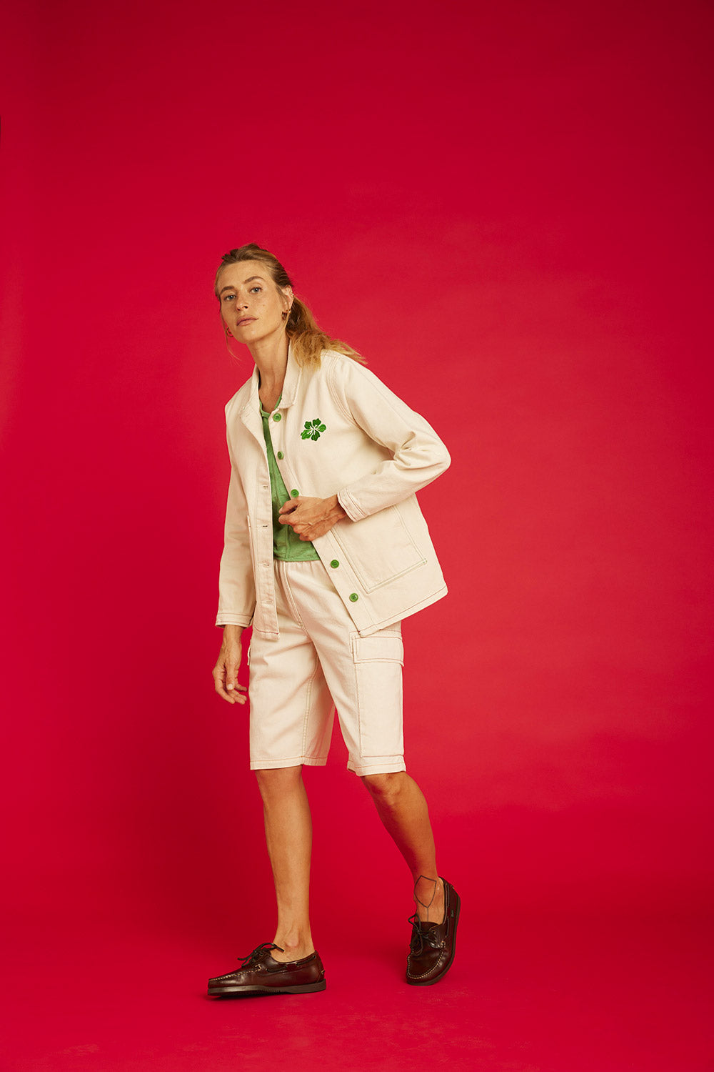 Veste Femme Graine Lueur Écru