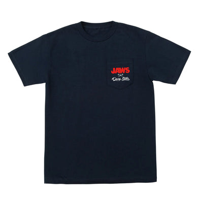 DARK SEAS T-SHIRT MOUTHFUL POCKET NAVY