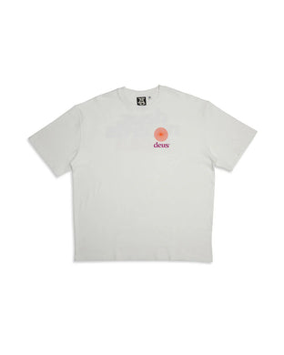 T-Shirt Deus Strata Vintage White