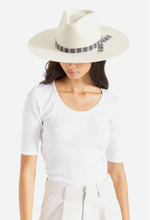 BRIXTON LEIGH FELT FEDORA DOVE